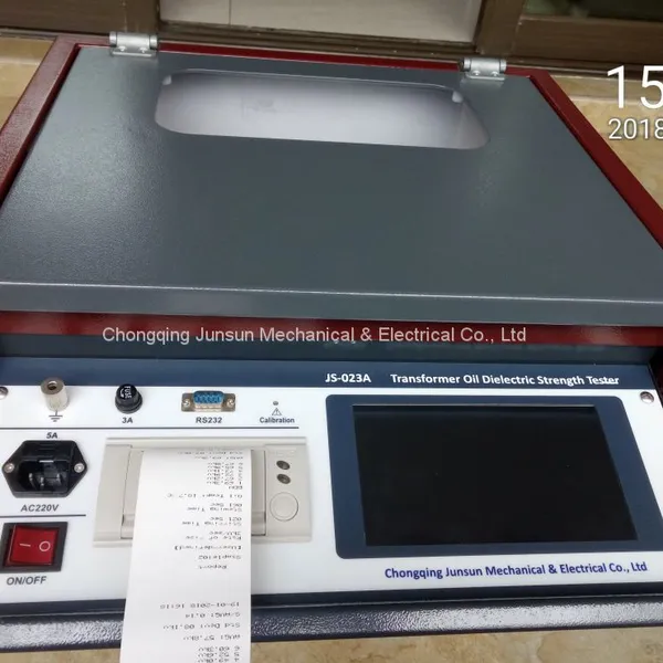 BDV Tester Portable Transformer Oil Bdv Tester Insulation Oil Dielectric Strength Meter 100kV