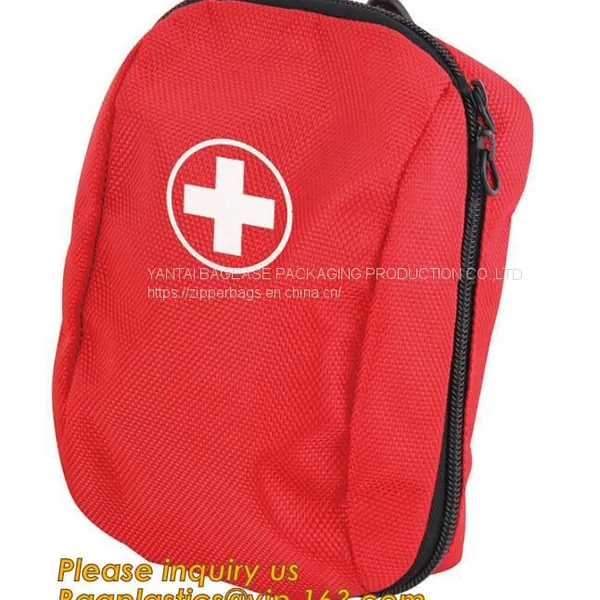 Waterproof First Aid Medical Multi Inner Pockets Kit First Aid Bags, Packaging Empty Emergency Medical Equipment Hospital Bag photo-3