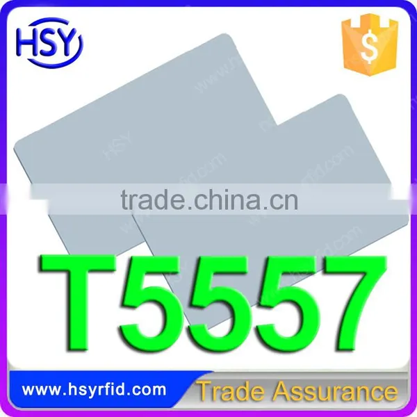 Temic keycard type T5577 RFID lf thin smart card for hotel door lock