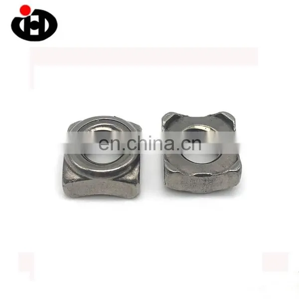 High Tensile JINGHONG Plated Square Threaded Plain Aluminum Weld Nut photo-3