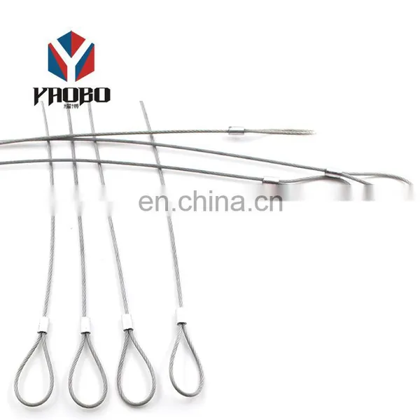 Exquisite Workmanship Keys Colored Stainless Steel Rope Thin Wire Key Ring With Screw photo-4