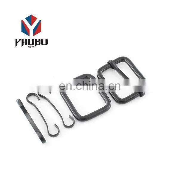 China Wholesale Metal D Ring O Ring Adjustable Center Bar Buckle Slide Metal Buckle For Belt photo-2