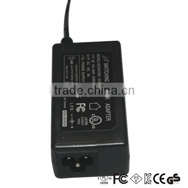 36w Desktop Type 12V 3A AC DC Power Adapter photo-2