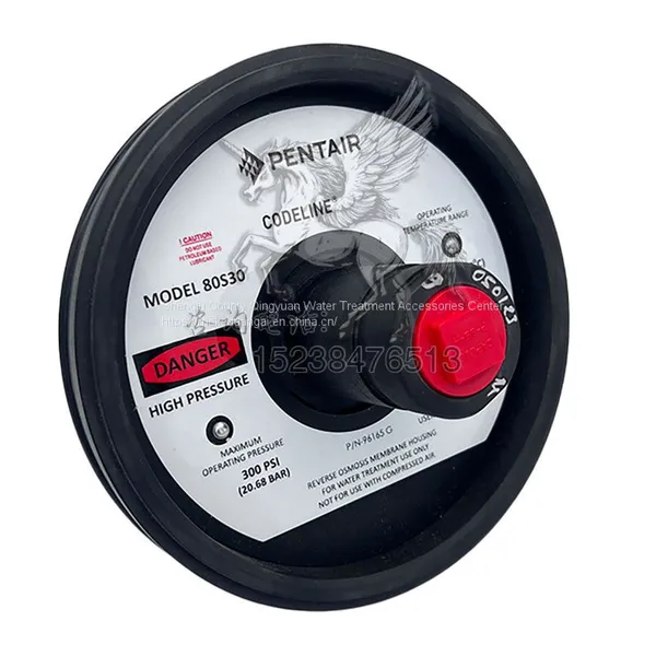 Codeline PENTAIR Reverse Osmosis 80CN30 Membrane Shell End Cover Sealing Ring Thrust Ring Adapter