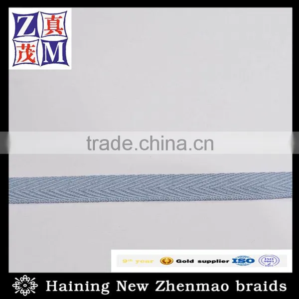 Grey Color 100% Polyester Inelastic Flat Luggage Belt Wholesale Ribbon photo-3