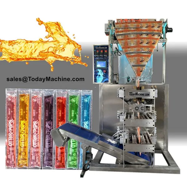 Automatic Multi Lane Mouthwash Stick Gel Drink Liquid Sachet Packing Machine photo-2