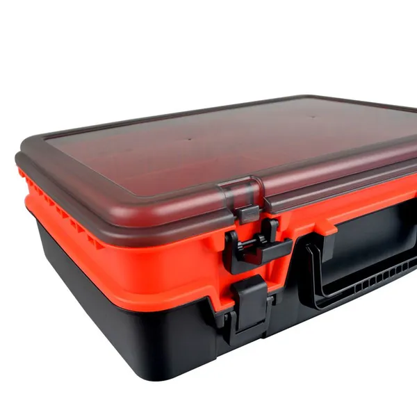 Two Tier Tackle Box for Fishing Tools Large Size Utility Fishing Lure Box Fishing Equipment photo-3