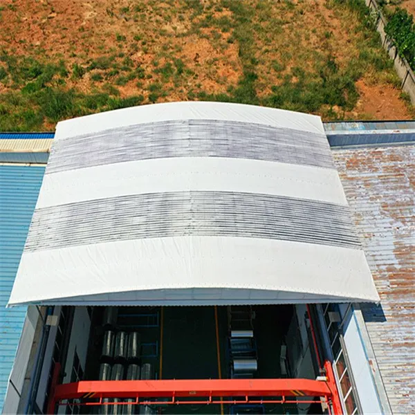 Electric Retractable Canopy, Steel Column Overhead Telescopic Awning, Logistics Warehouse photo-2