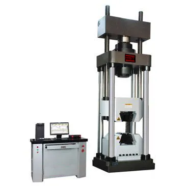 HST Hydraulic Universal 30T Computer Control Testing Machine 300 KN Servo Type Oil Cylinder Upper Testing Machine WAW-300A photo-2