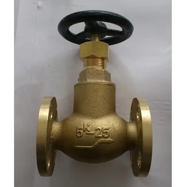 JIS Marine Valve 5K 10K 16K Flange Bronze Brass Globe Valve photo-6