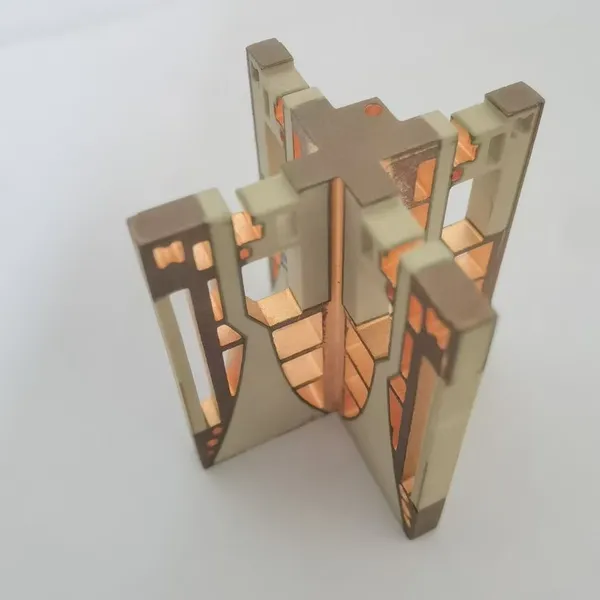 China Chaosheng Electronics 3D структурированная алюминиевокерамическая печатная плата (3D Al ₂ O ∝ PCB) 3D формования + многослойного совместного обжига
