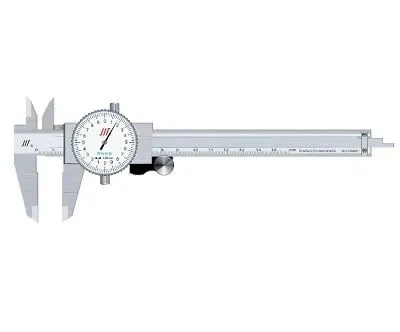Precision Vernier Caliper 0-200mm for CNC Machining and Metalworking