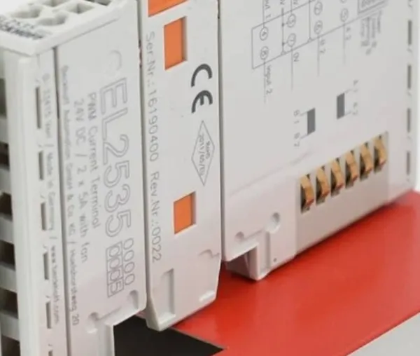 Beckhoff EL2535 EtherCAT Terminal 2-Channel PWM Output Module 24V DC 1A Current-Controlled Proportional Valve Control photo-5