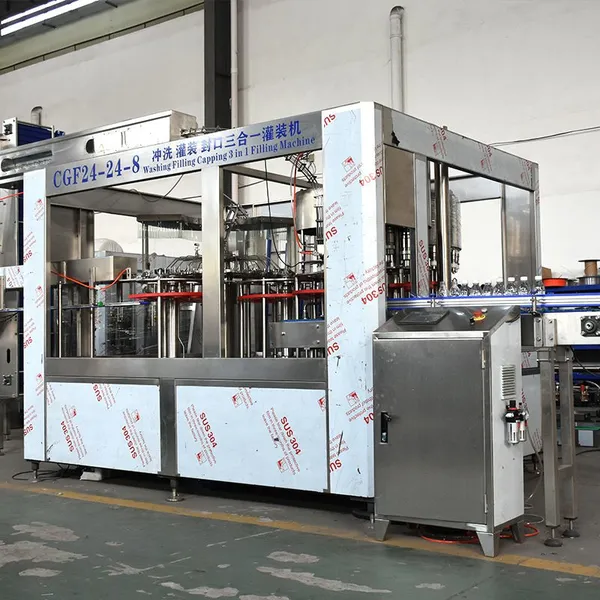Fully Automatic 3-in-1 Filling Capping Washing Equipment for Mineral Purified Water Liquid Juice photo-5