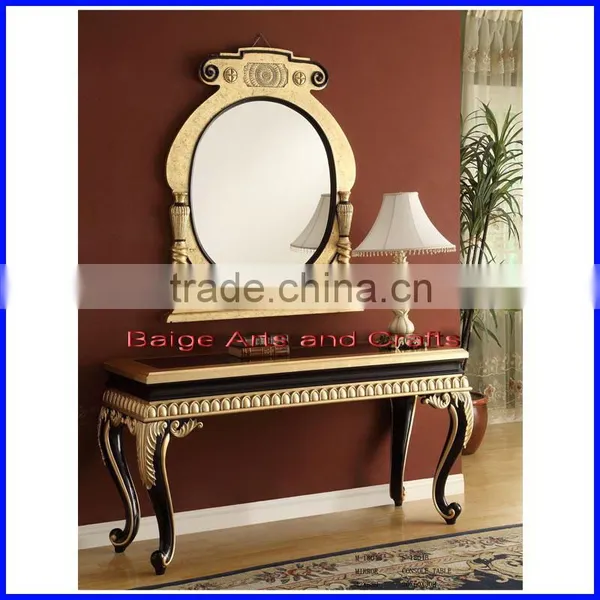 Cheap Modern Resin Consoles Table with Mirror S-1804B