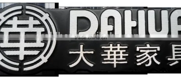 Common Design Special Shape Company Logo Fashion Metal Tag Label photo-3