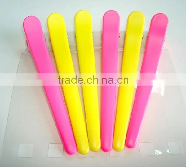 Colorful Plastic Hair Cutting Clip , Rubber Hair Clip Quality Choice photo-4