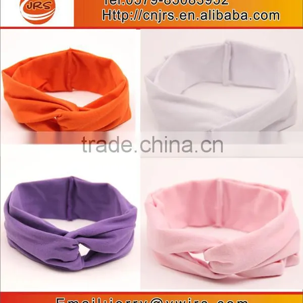 Wholesale Baby Fabric Hairband/colorful Elastic Headband/top Baby Headband