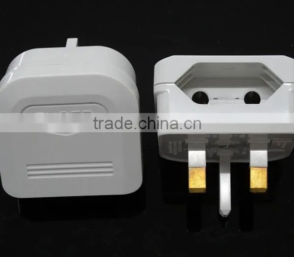 Reliable Design CE ROHS BSI Approved UK HK Ireland Malaysia Jordan Type G to EU Schuko Type C Plug Travel Adapter Converter photo-2