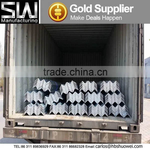 Hot-dipped Galvanized Equal Steel Angle Iron With Holes photo-4