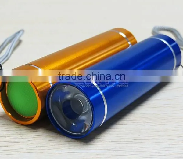 Column Color Portable 1W LED Flashlight photo-2