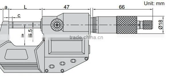 Insize Digital Outside MIcrometer 3101-25AC 0-25mm photo-2