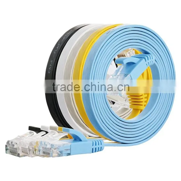 Flat Ultra Flexiable UTP Cable Cat6a With Good Price photo-2