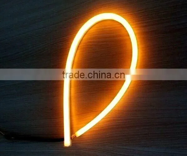 Wholesale 12V 45CM 60CM LED Light Soft Article Lamp , LED Flexible DRL ,Double Colors DRL photo-3