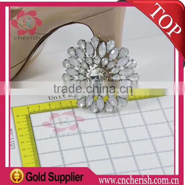 2016 Fashion Round Shaped Rhinestone Shoes Decoration for Shoe Shop photo-6