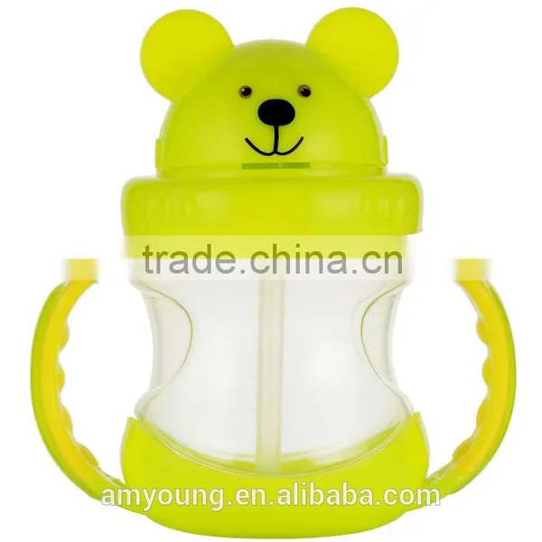 Wholesale Sippy Cup BPA Free Plastic Baby Training Cup for Learning Drinking
