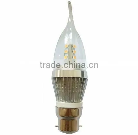 Good Quality White/warm White AC85V-265V E12 B22 Tail Light Led Candle Bulb photo-5