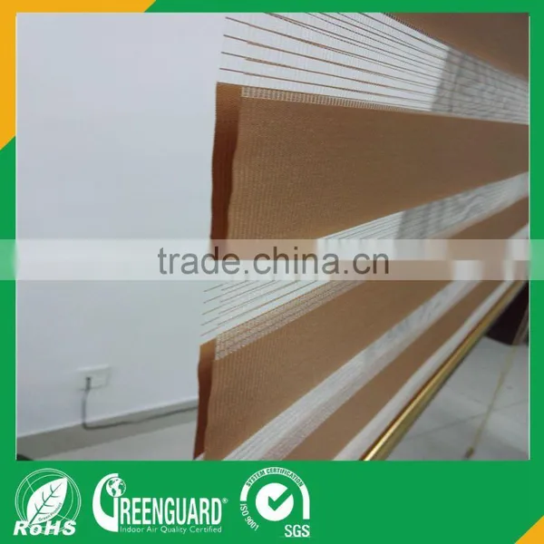 Home Decoration 100% Polyester Zebra Blind Roller Shades Window Blinds for Living Room
