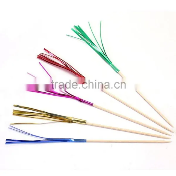 Party Supplies Cocktail Fruit Wooden Decorative Picks photo-4