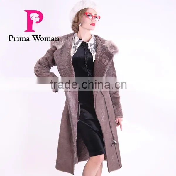 2016 New Design Winter Women Length Coachman Woolen Coat photo-3
