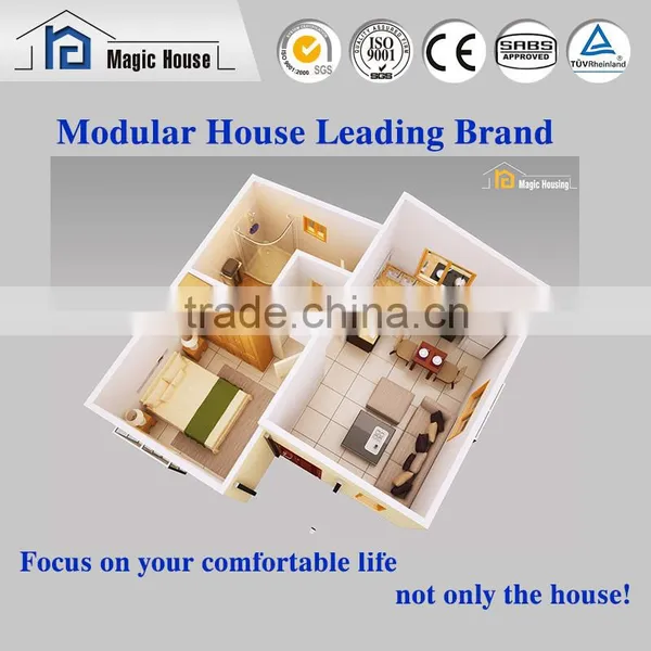 Low Cost Fireproof& Earthquakeproof Steel Concrete Panel Houses Prefabricated House Price photo-2