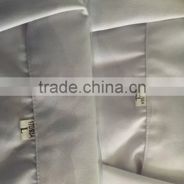 Unisex White Lab Coat With Knit Cuffs photo-4