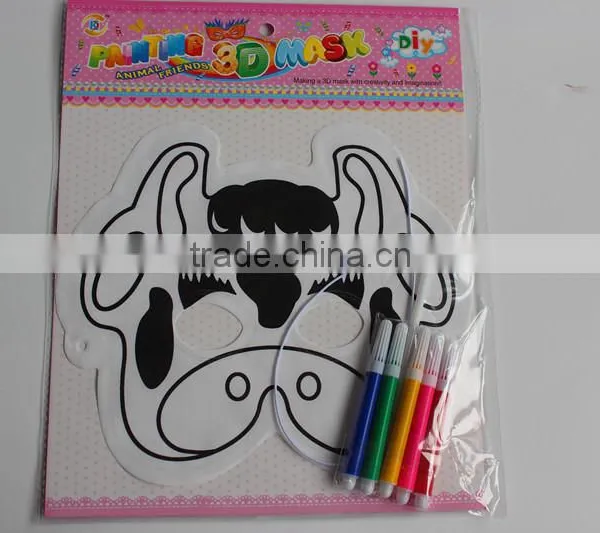 DIY Inflatable Educational Colorable Children Mask photo-5