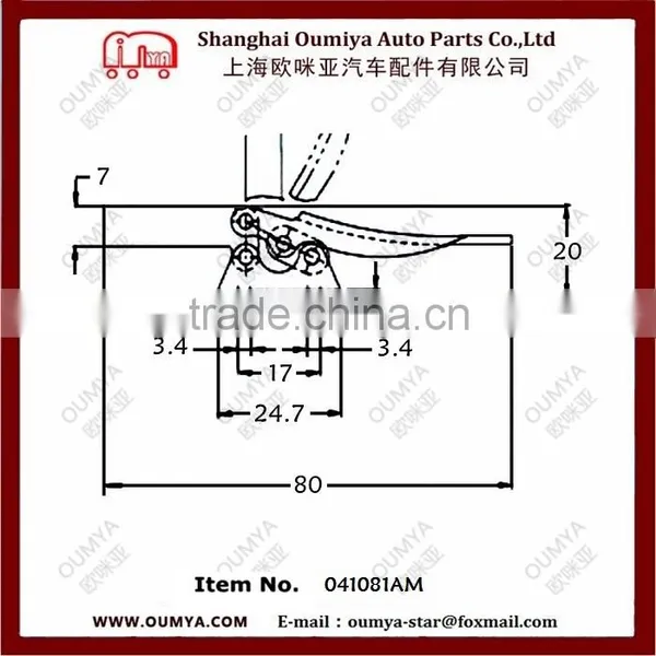 Toggle Clip in Locks Stainless Steel Toggle Clip 041081AM photo-3