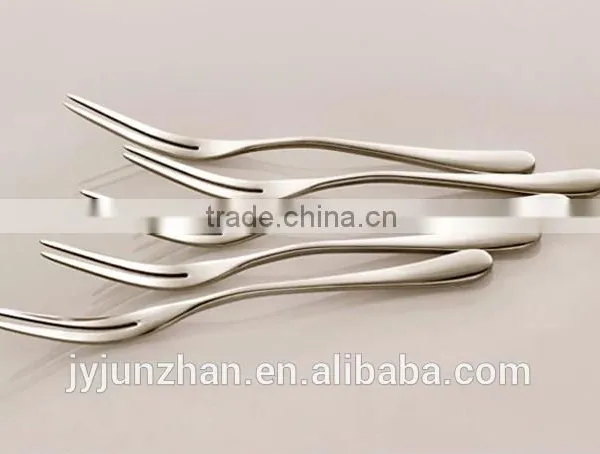 Plain Handle Stainless Steel Fruit Fork Made by Junzhan Factory Directly photo-2