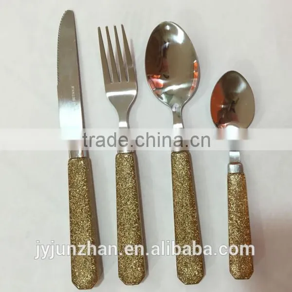 Plastic Handle Cutlery Set With Low Price and High Quality Made by Junzhan Factory Directly photo-2