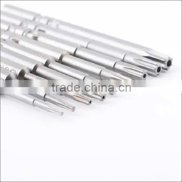 9PCS 801 5mm Round Shank Magnetic Torx Screwdriver Bits Electric Screwdriver Head 60mm AR-27 photo-6