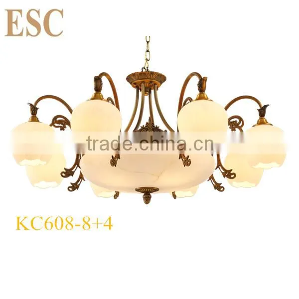 The SPANISH Marble Copper Chandelier photo-4