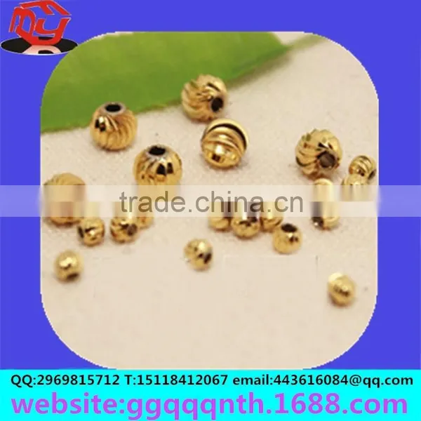 Metal Craft Lathe Solid Hollow Drilled Half Hole Copper Bead Ball photo-6