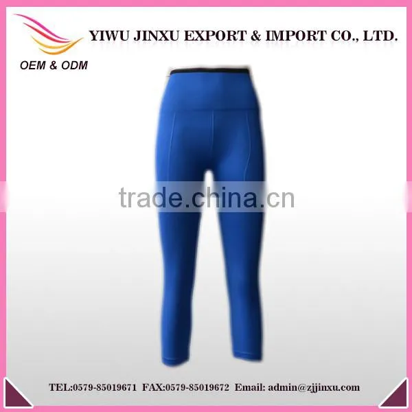 2015 New Model Seamless Women Sports Knee Length Leggings Yoga Pants photo-3