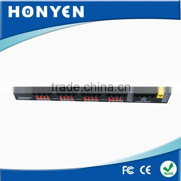 16 CH Power, Video, Data 3 in 1 Passive Video Balun Hub Mid HY-PVD516J