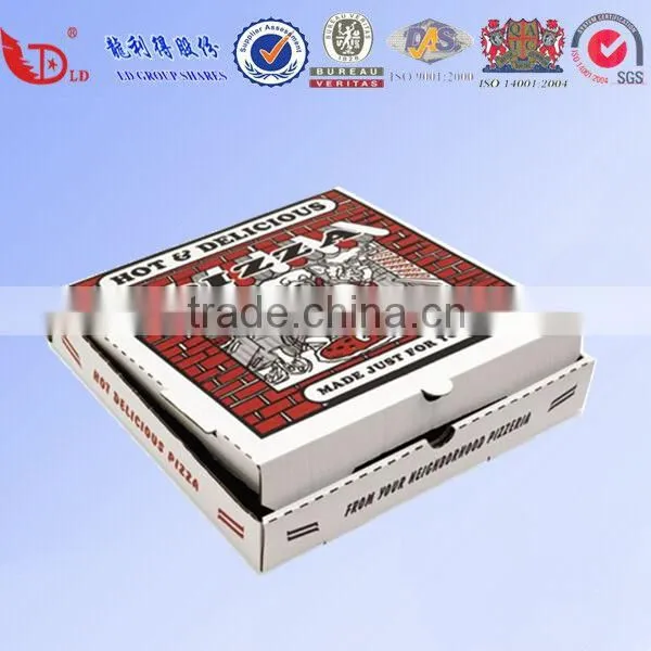 Pizza Box,2016 Wholesale Recycled Paper Pizza Box Customized Logo Pizza Box photo-2