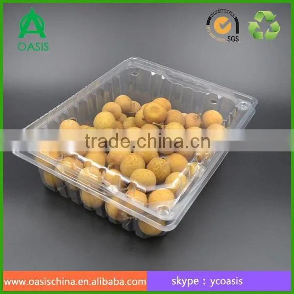 PET Plastic Type and Plastic Material Plastic Fruit Tray photo-6