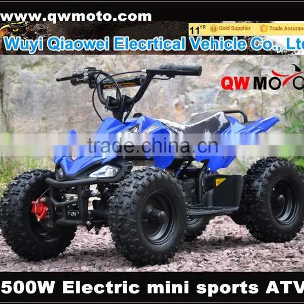 CE Mini Electric Scooter Kids Electric Quad 36V 500W Quad Bike Mini ATV for Sale