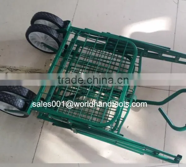Foldable Wheelbarrow Garden Tool Cart photo-4