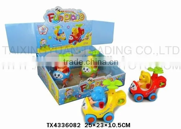Newest Wholesale Price mini cartoon plane with light and music